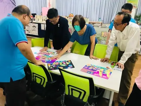 2023国庆与马来西亚日创意填色比赛